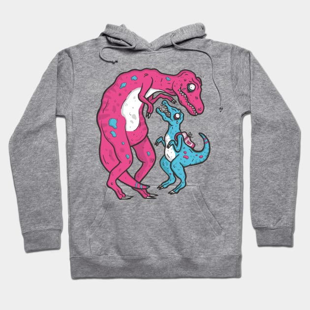 First Day of Dinosaur School Hoodie by hannahvdc